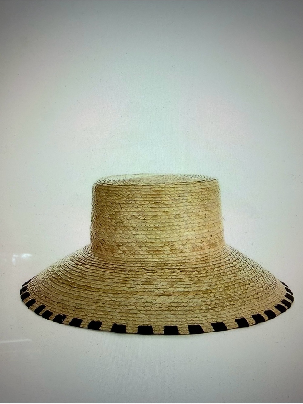 Anna & Ava Wide Brim Straw Hat NWTGS